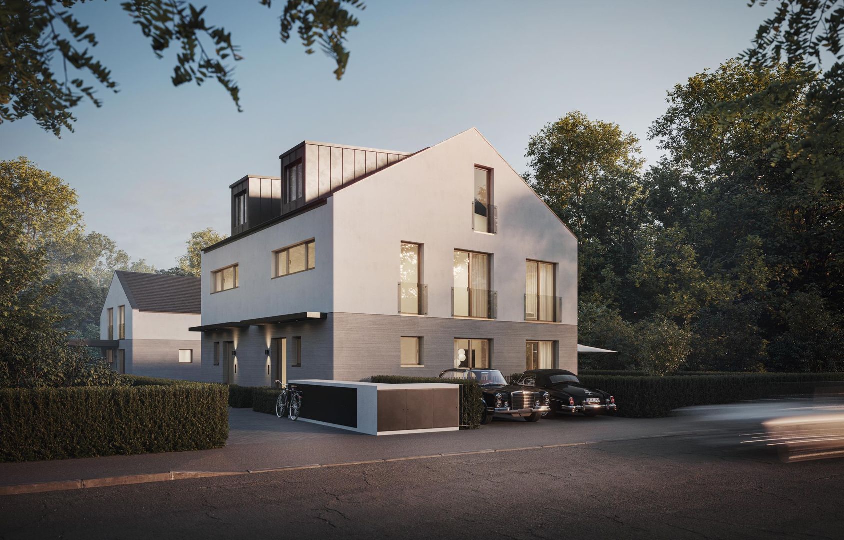 Modern. Schlicht. Elegant. Stadthäuser für Familien.