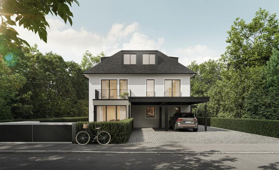 Für moderne Wohnansprüche. Drei Stadthäuser im charmanten Aubing.